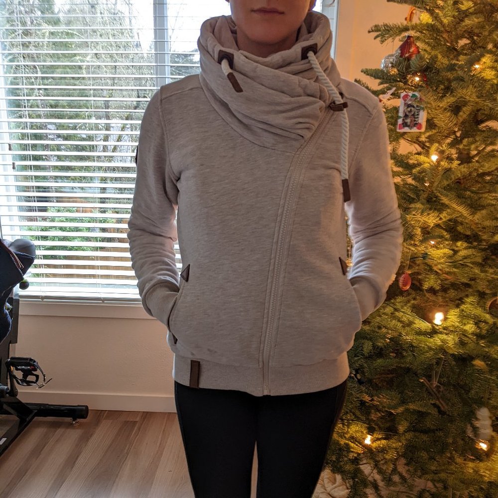 *RARE* Naketano Cowl Zip Up